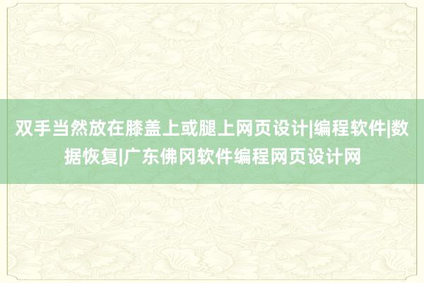 双手当然放在膝盖上或腿上网页设计|编程软件|数据恢复|广东佛冈软件编程网页设计网